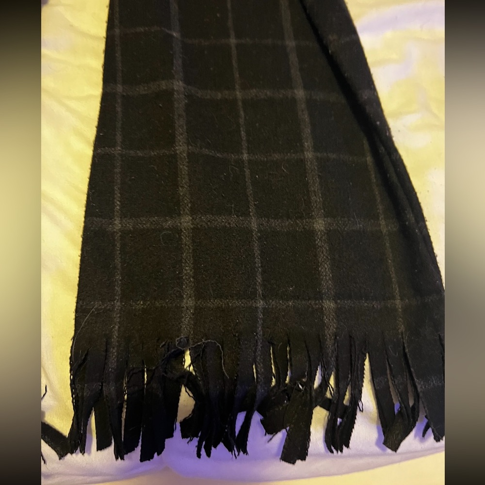 Wool scarf- very warm. it’s my ex boyfriend’s so I don’t want it lol